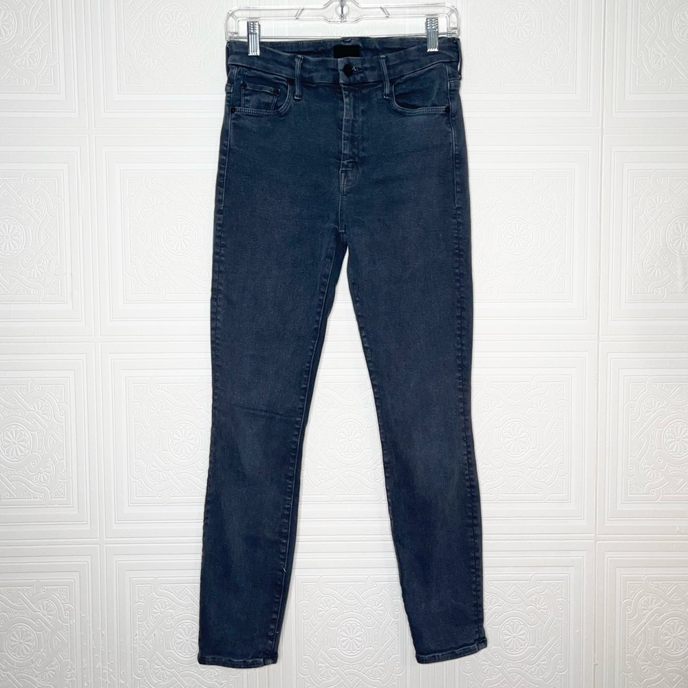 MOTHER Women's Skinny Jeans in Dark Blue